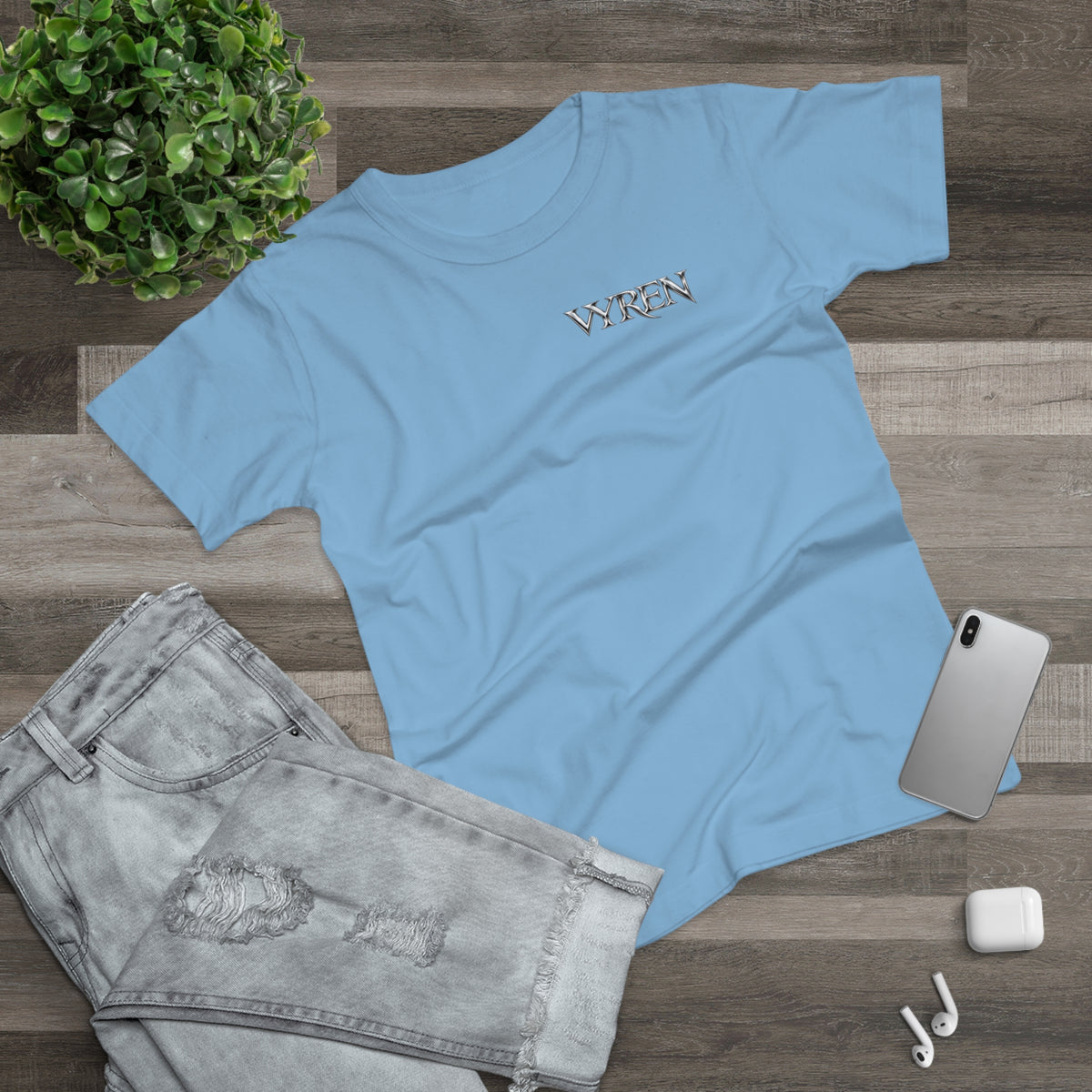 Vyren Minimalist Women's T‑Shirt — Small Chest Logo