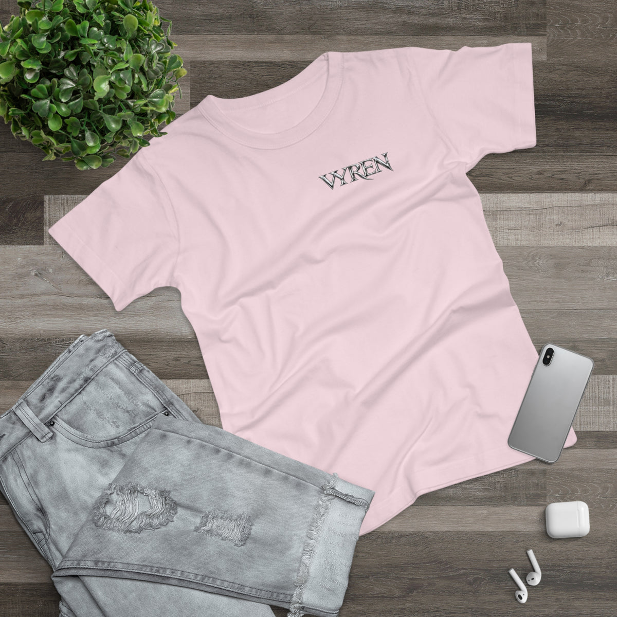 Vyren Minimalist Women's T‑Shirt — Small Chest Logo